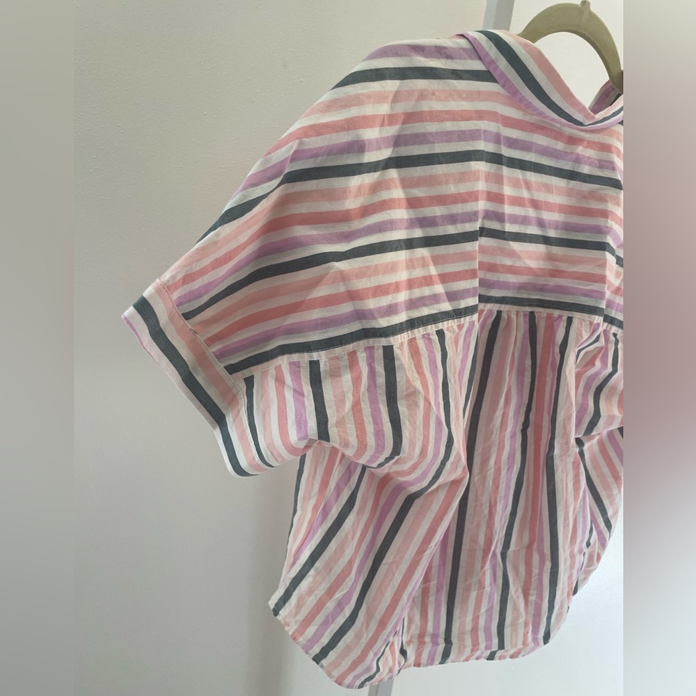 Universal Thread Multicolor Striped Shirt - Picture 6 of 8